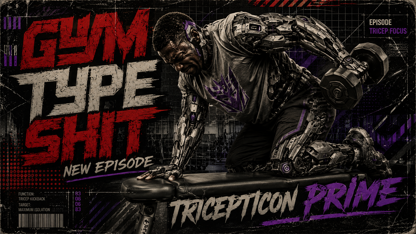 Gym Type Sh*t — Tricepticon Prime episode, coming soon