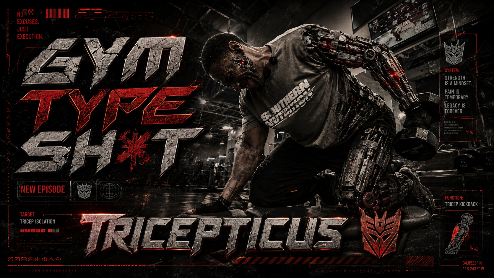 Gym Type Sh*t — Tricepticus episode, coming soon